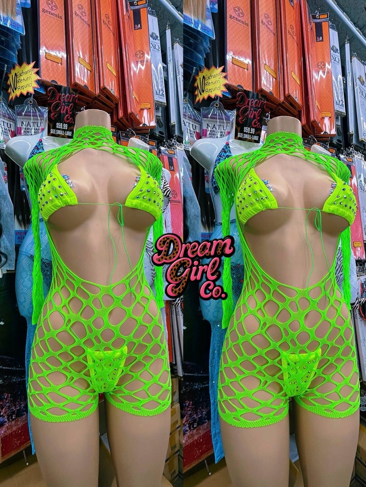 Lust in Lime Crystal Set